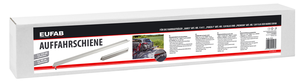 Eufab Auffahrschiene für Fahrradträger James, Poker-F und Premium – Bild 2