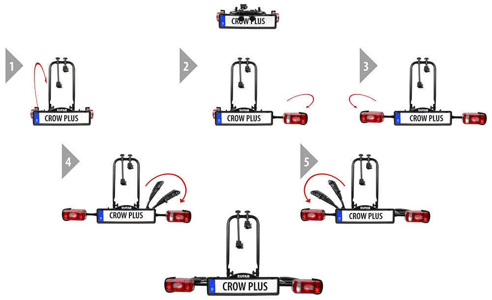Eufab Crow Plus Fahrradträger – Bild 7